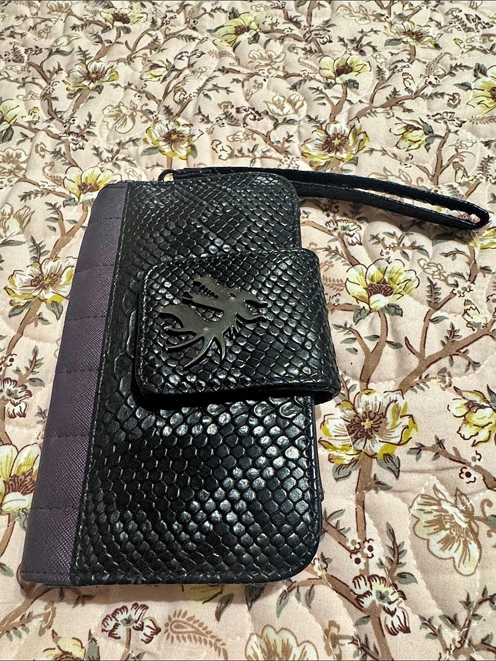 Disney Villians Wristlet Wallet in Black & Purple
